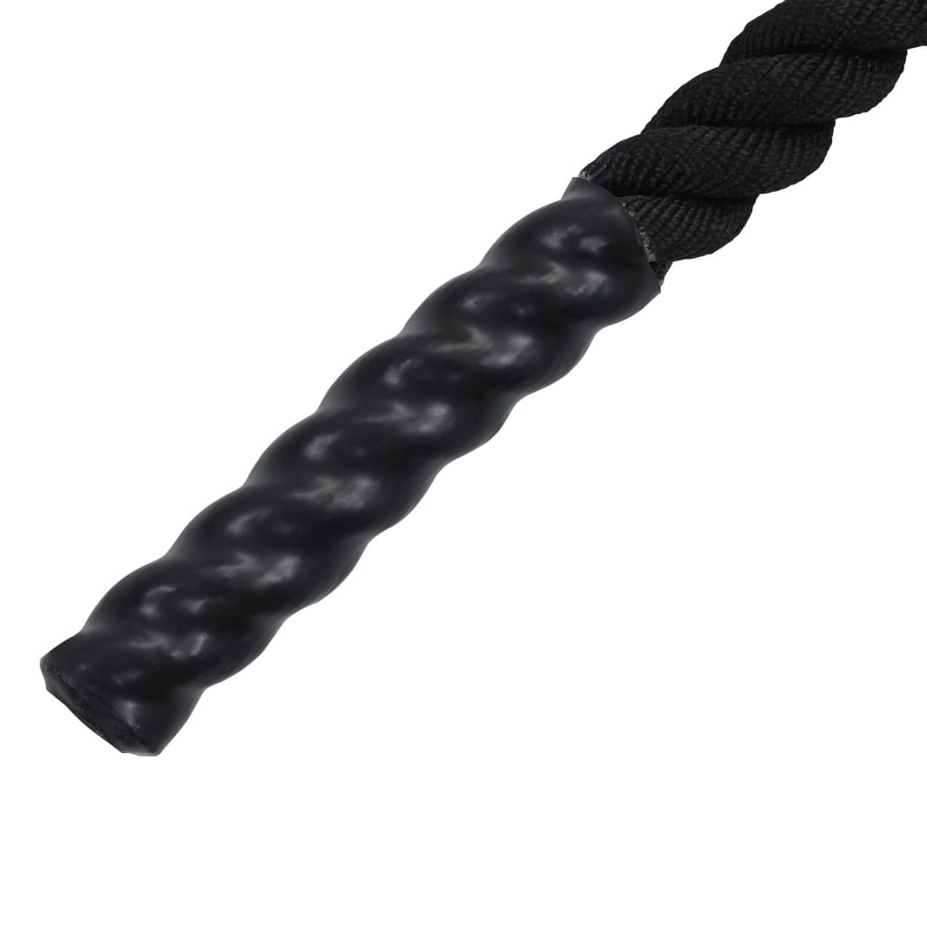 Battle Rope 15 m Polyester Black